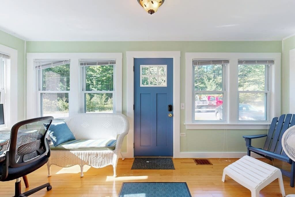 Chalet rustique, Plusieurs lits, cuisine, vue sur le jardin (Goose Creek Cottage) | Intérieur