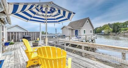 Oceanfront Cottage & Studio on Mill Cove w/ Water Views, Deck - Walk Downtown