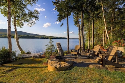 Lakeside Lodge With Amazing Water Views, Screened Porch, Dock, & Firepit