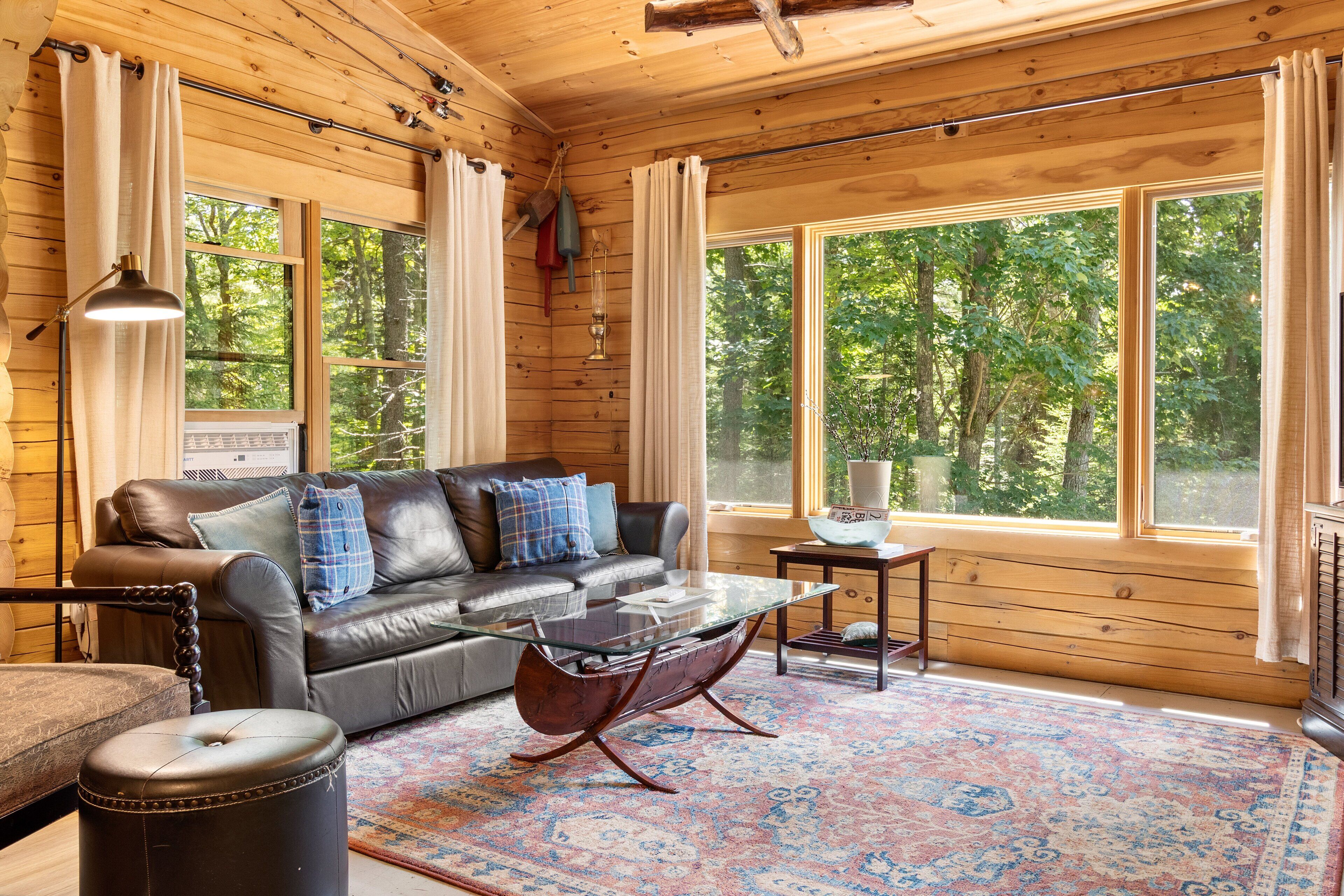 Kabin, Beberapa Tempat Tidur, dapur, pemandangan kebun (Sprucewold Cabin) | Area keluarga