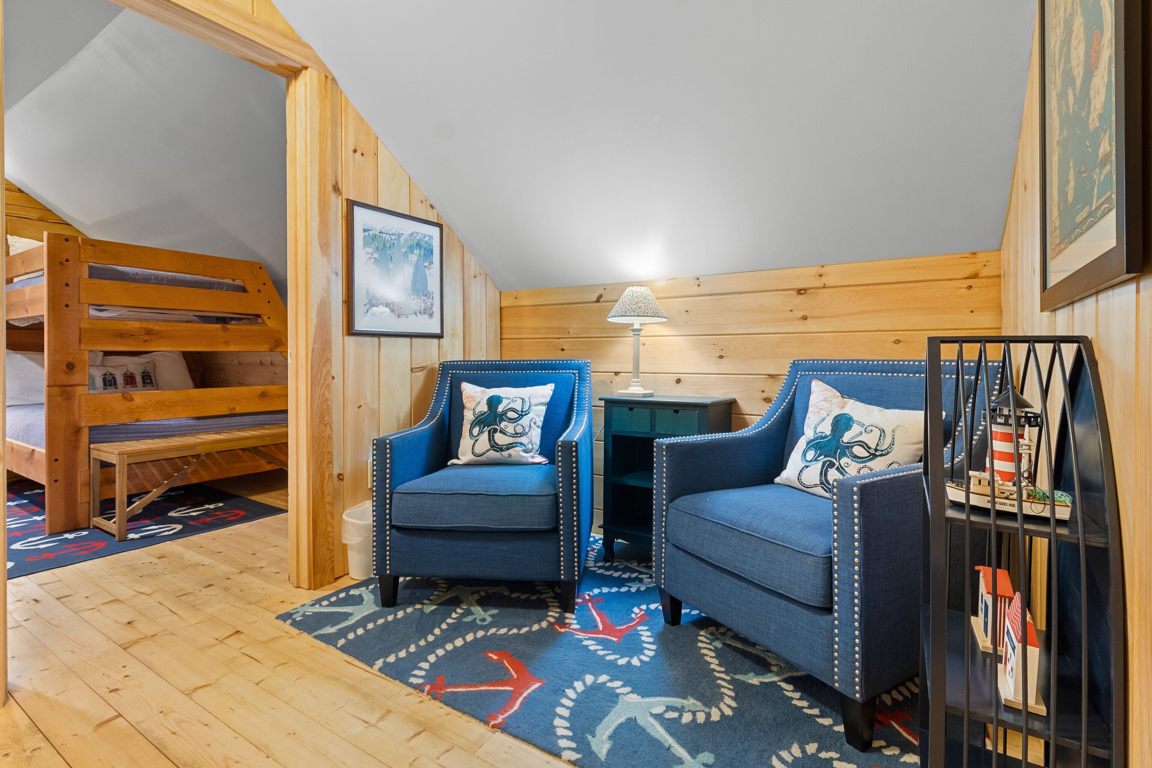 Cabin, Multiple Beds, Kitchen, Garden View (Sprucewold Cabin) | 3 bedrooms, individually decorated, individually furnished, bed sheets