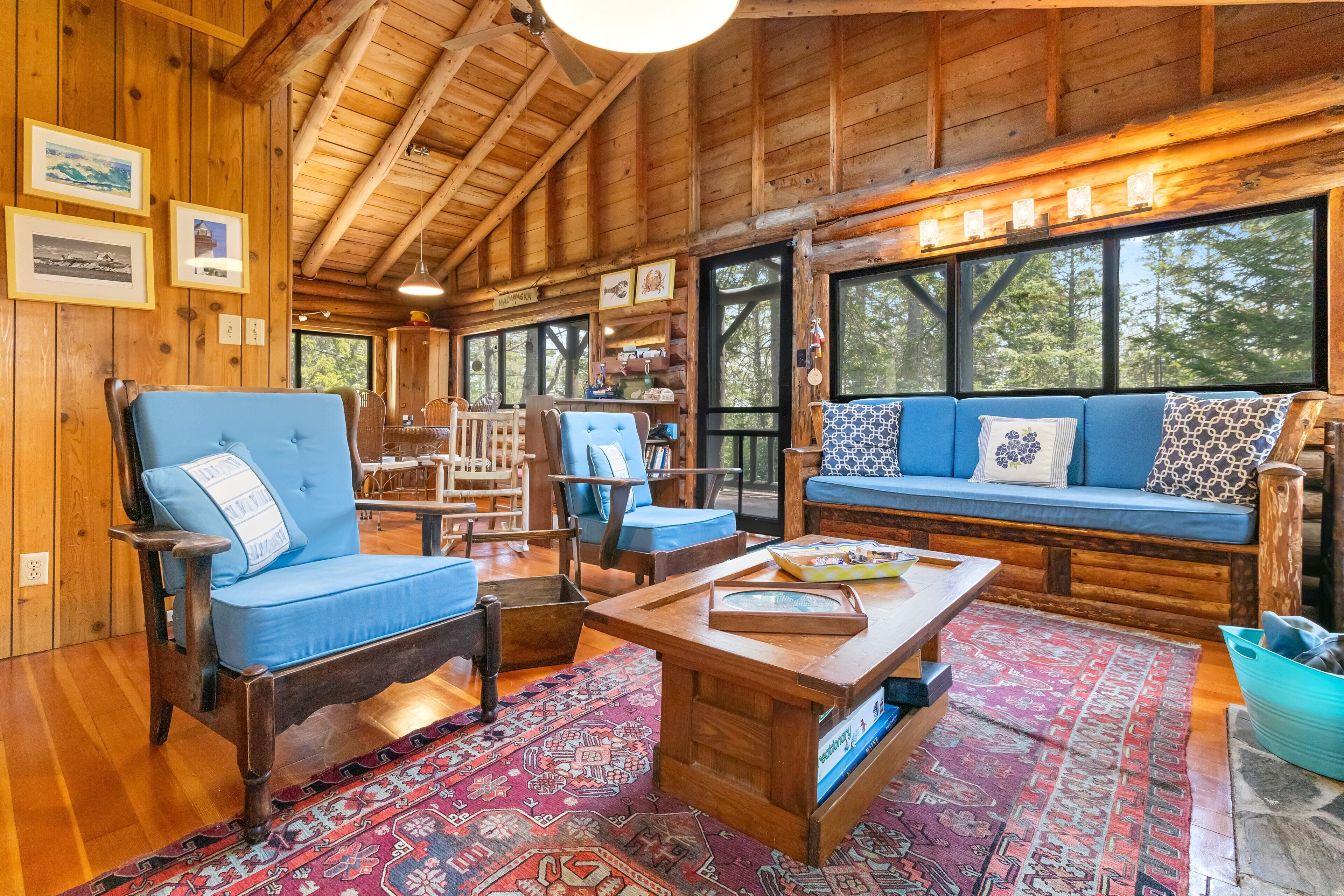 Cabin, Multiple Beds (Sprucewold Woods) | Living area