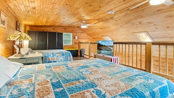 Cabin, Multiple Beds, Fireplace (The Grand Loon) | 2 bedrooms, individually decorated, individually furnished, bed sheets