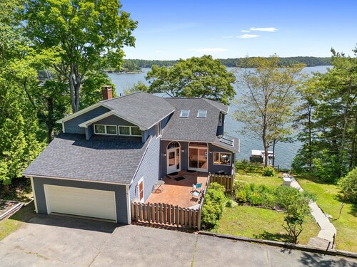 Serene Waterfront Home w/ a Dock, Large Deck & Amazing Views!