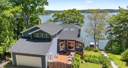 Serene Waterfront Home w/ a Dock, Large Deck & Amazing Views!