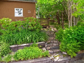 Exterior detail - Two-level Unit w/ Patio, Deck, Firepit, Private Washer/ Dryer, and Free Wifi (Seal Harbor)