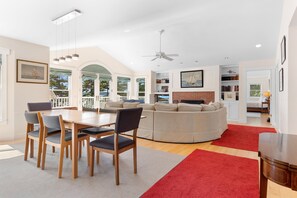 House, Multiple Beds, Patio (Compass Rose) | Interior - Comfortable Bayfront Home With Beautiful Views, Large Deck & On-site Tennis (Seal Cove)