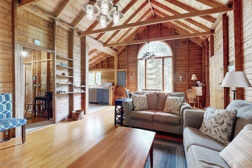 River View Home w/ Lovely Deck, Views & Fireplace