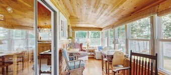 Lakefront, Cabin-inspired Home With Firepit, Grill, & Screened Porch, Wifi