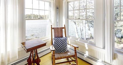 Dory Haven: Cove-front Home With Sunroom, Screened Porch & Waterfront Yard