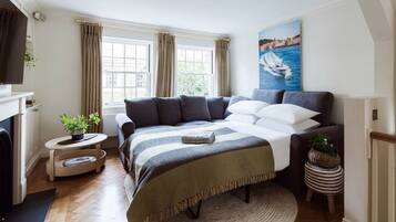 Desk, iron/ironing board, travel cot, free WiFi