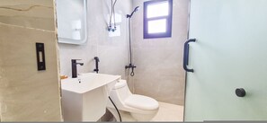 Bathroom - Furnished Studio in Al-Aqiq (Riyadh)