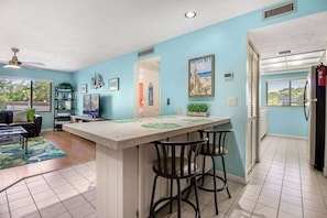 Interior - Quiet condo with a heated pool & central AC - short walk to the beach (Siesta Key)