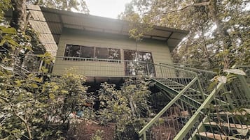 Familien-Baumhaus, Balkon, Bergblick | Außenbereich