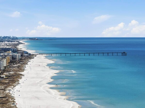 Beach towels - “Oceanfront Penthouse - 88 steps to the beach!” (Fort Walton Beach)