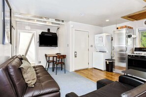 TV, DVD player - Loveland Cottage | Walk to Lifts | Hot Tub (Girdwood)