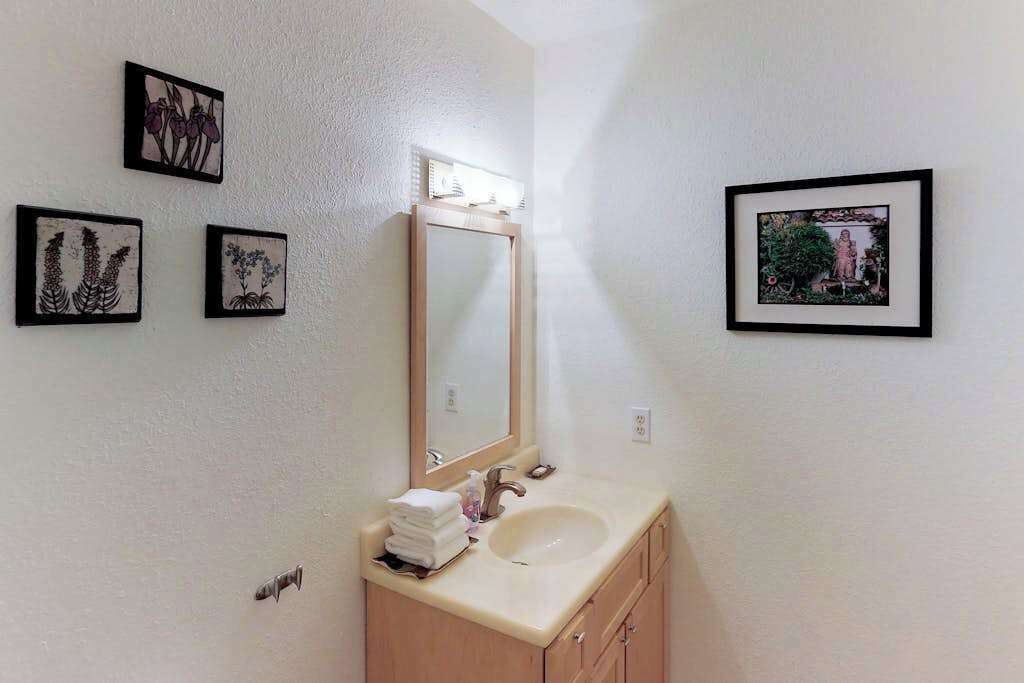 Douche, serviettes fournies