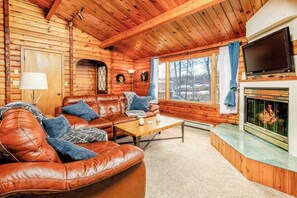 Fernseher, Kamin