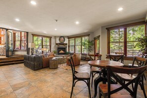 Dining - Bluebird Days • Private Hot Tub • Walk to Peak 9 & Main St • Garage • Top Floor (Breckenridge)