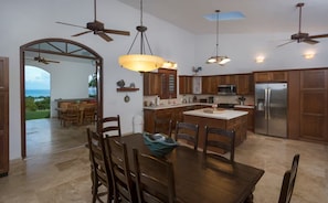 Private kitchen - Largest Private Estate on Vieques — 30 Acres, 3 Homes, the Island's Largest Pool (Vieques)