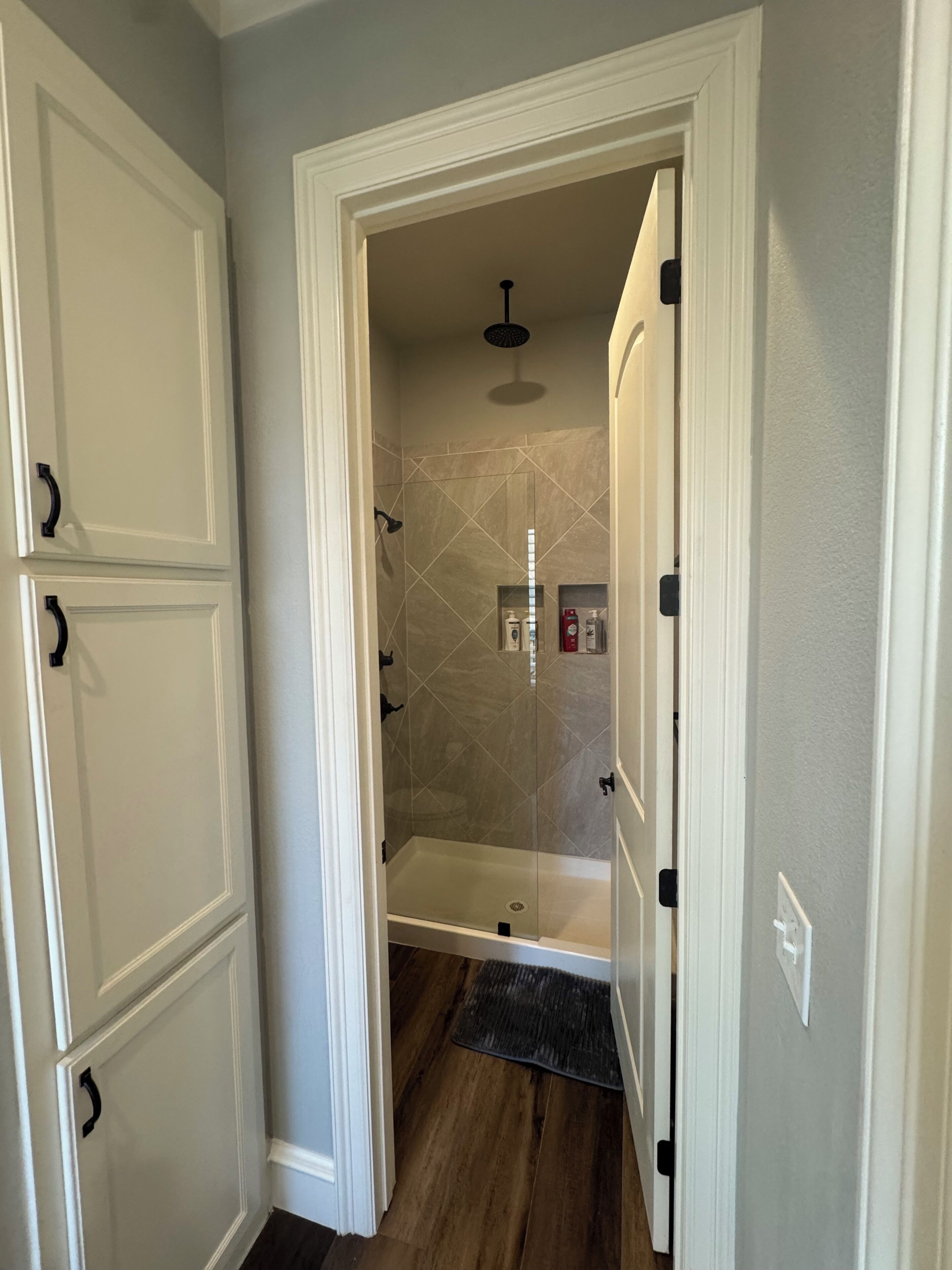 Towels, soap, toilet paper