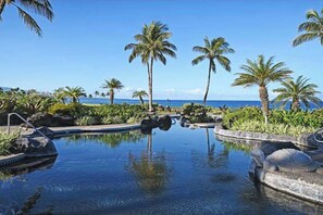 Pool - Garden-View Waikoloa Calm with Pool, Hot Tub & Gym (Waikoloa)