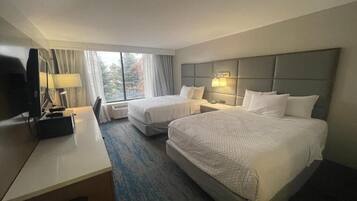 Room, 2 Queen Beds, Non Smoking | Iron/ironing board, free WiFi