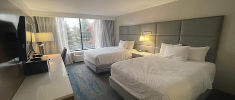 Room, 2 Queen Beds, Non Smoking | Iron/ironing board, WiFi (free)