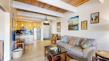 TV, DVD player, offices