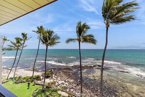 On the beach - NEW Oceanfront Kona Condo Near Magic Sands Beach (Kailua-Kona)
