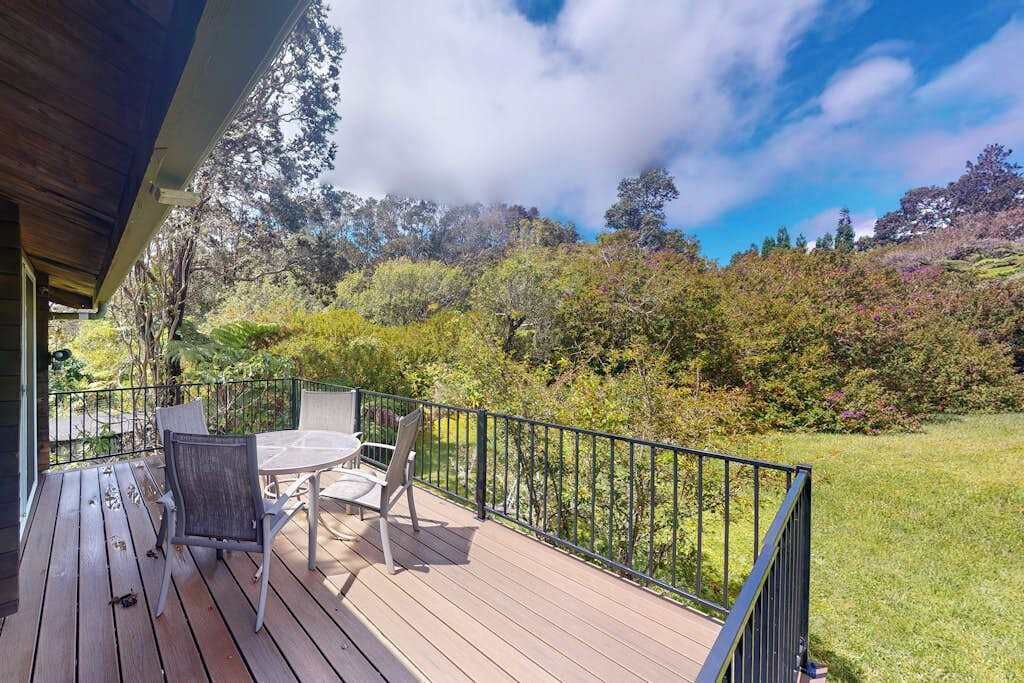 Vast open views of your private tropical paradise.  