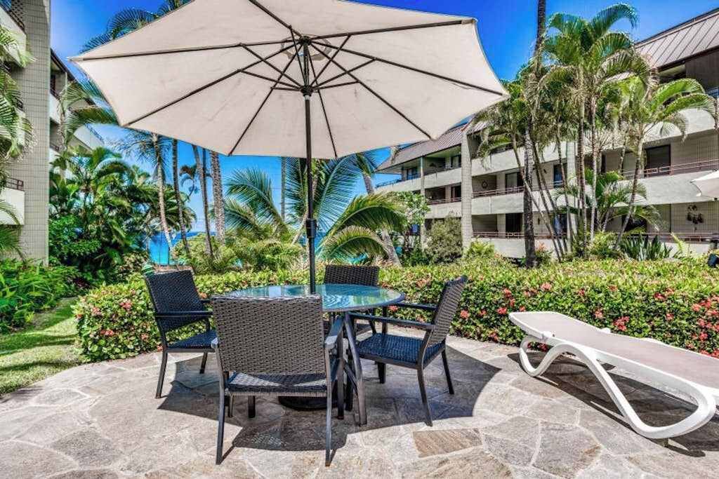 Poolside Lounge With Tropical Vibes