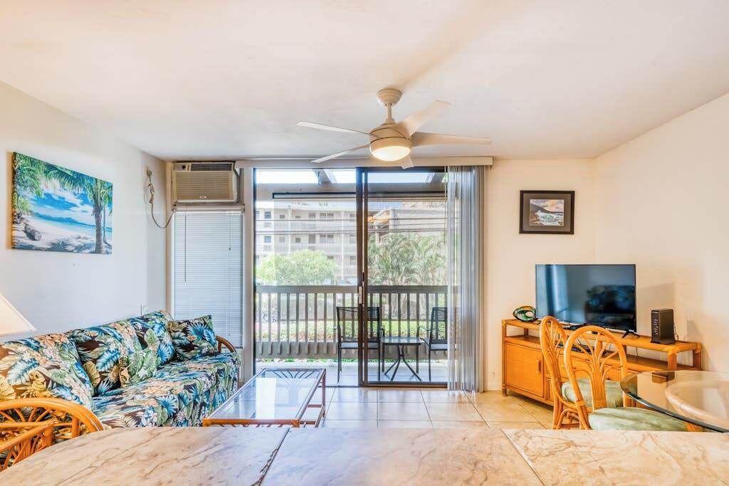 TV, DVD player, offices