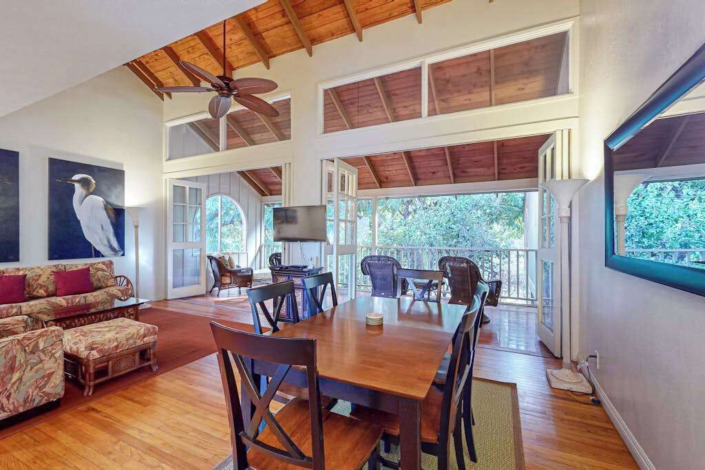 Bright dining area offers the perfect setting for memorable meals and meaningful conversations