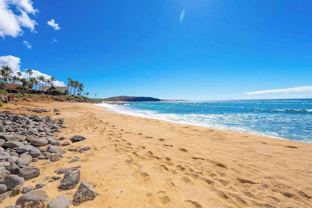 On the beach