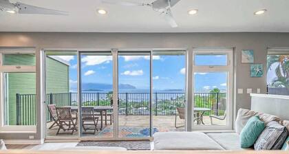 Two-Story Ocean-View Kaneohe Home with Big Deck