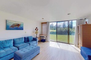TV, offices - Play On at a Remodeled Turtle Bay Gem with Pools, Tennis & Beach (Kahuku)