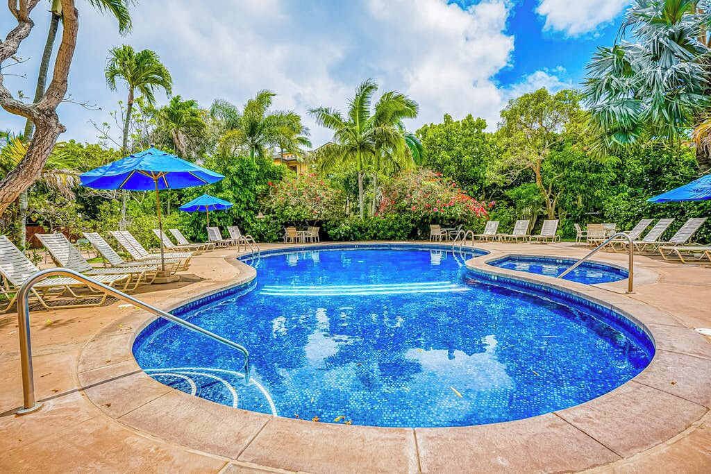 Cool off with a refreshing swim in the pool

