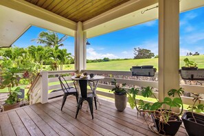 Outdoor dining - Hot Tub & Pool Days in a Luxe Poipu Retreat (Koloa)