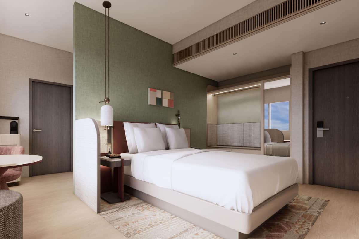 In-room safe, blackout drapes, cribs (free), WiFi (free)