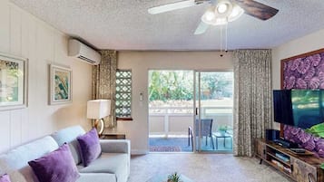 TV, DVD player, offices