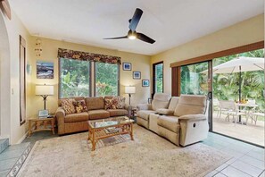 TV, DVD player, offices - Family-Friendly Poipu Condo with Pool, Near Beach (Koloa)