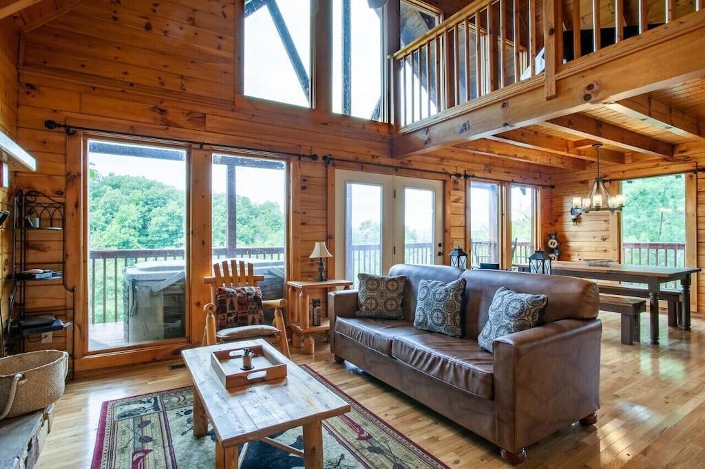 Ferienhaus, Mehrere Betten (Kick Back Shack) | Wohnbereich
