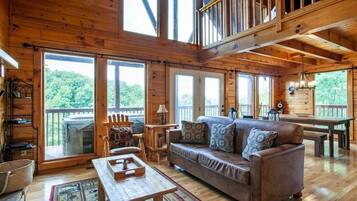 Ferienhaus, Mehrere Betten (Kick Back Shack) | Wohnbereich