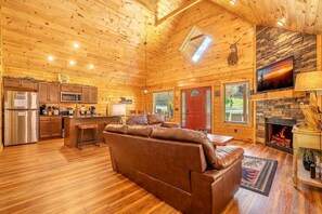 Ferienhaus, 1 King-Bett (Mimi and Pop's Place) | Wohnbereich