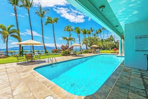 Pool - Breathtaking Ocean-View Lahaina Condo with Pool, Hot Tub & AC (Lahaina)