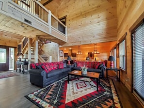 Ferienhaus, Mehrere Betten (Smoky Mountain Dreams) | Wohnbereich