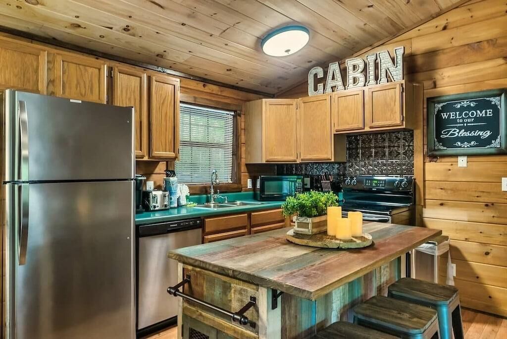 Casa, diversos llits (The Blessing Cabin) | Cuina privada
