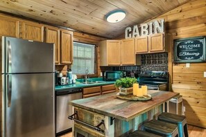 Casa, diversos llits (The Blessing Cabin) | Cuina privada