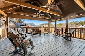 Ferienhaus, Mehrere Betten (Z - Walden's Creek Lodge) | Terrasse/Patio